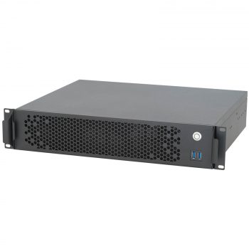 Sliger CX2151a, 2U 15in Rackmount Server Case - PCIe 4.0 Riser for 2-Slot GPU, MicroATX and SFX PSU Support