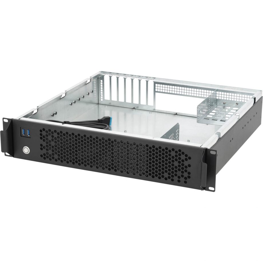Sliger CX2177x, 2U 17in Rackmount Server Case - 3.5in Cage, EEB/EATX/CEB/ATX and FlexATX PSU Support