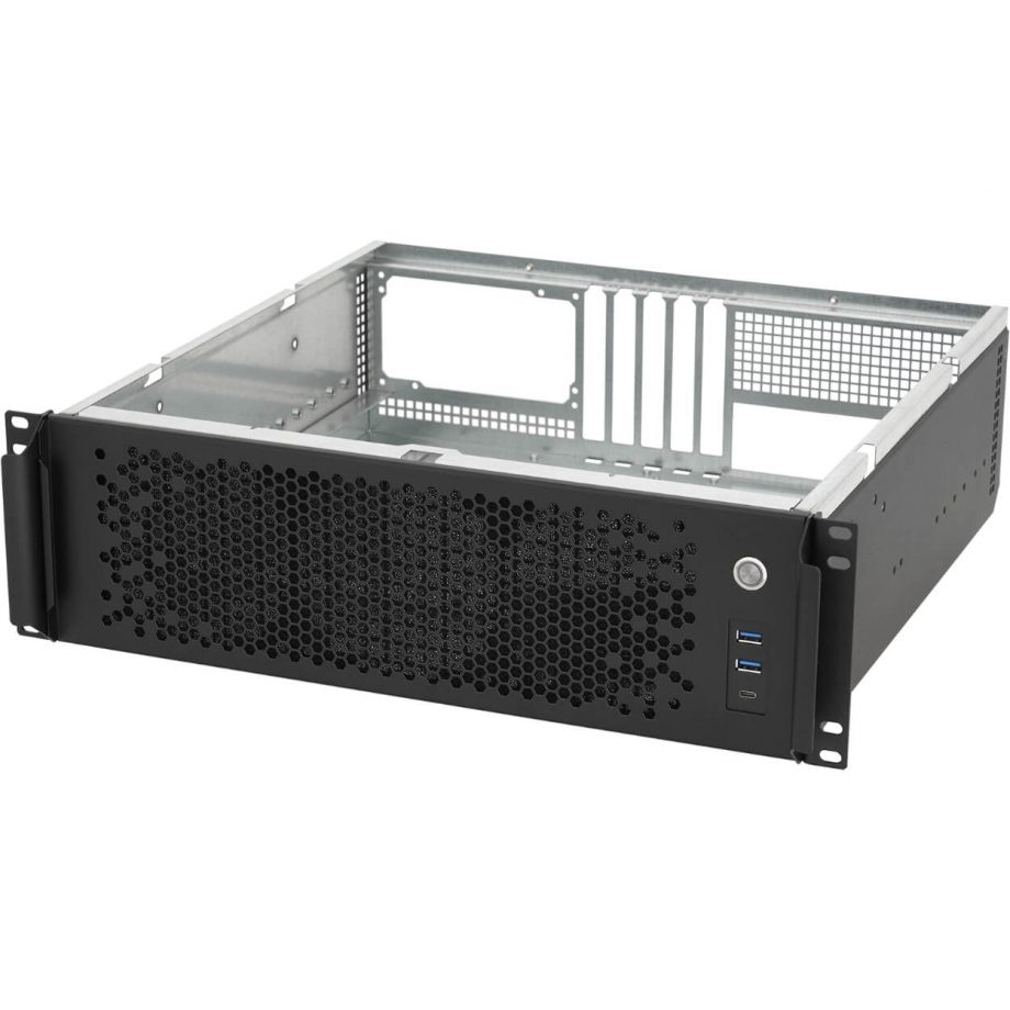 Sliger CX3172a XL, 3U 17in Rackmount Server Case - ATX PSU, eATX and 360mm AIO Support