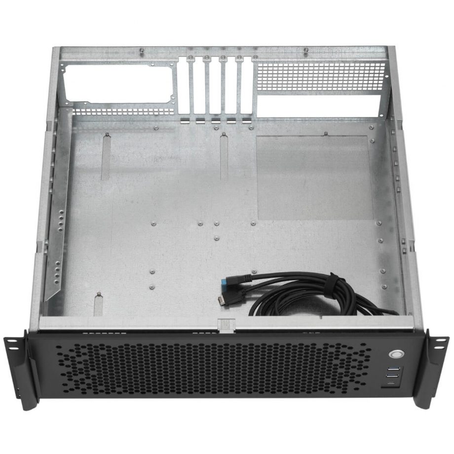 Sliger CX3172a XL, 3U 17in Rackmount Server Case - ATX PSU, eATX and 360mm AIO Support