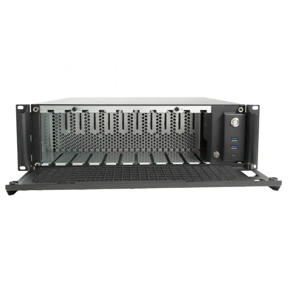 Sliger CX3702, 3U 18in NAS Rackmount Server Case - 3.5" Bays, Micro ATX