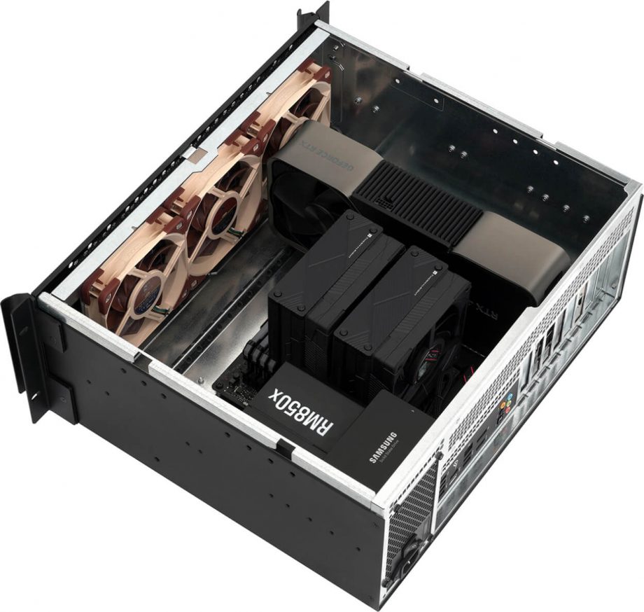 Sliger CX4150a, 4U 15in Rackmount Server Case - 360mm AIO Support