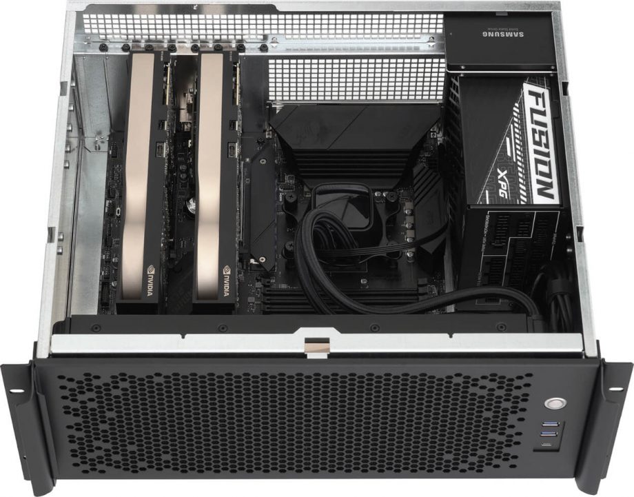 Sliger CX4150a, 4U 15in Rackmount Server Case - 360mm AIO Support