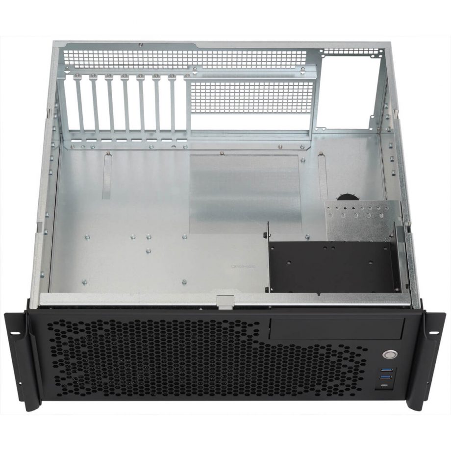 Sliger CX4170i, 4U 17in Rackmount Server Case - 5.25" Bay and 360mm AIO Support