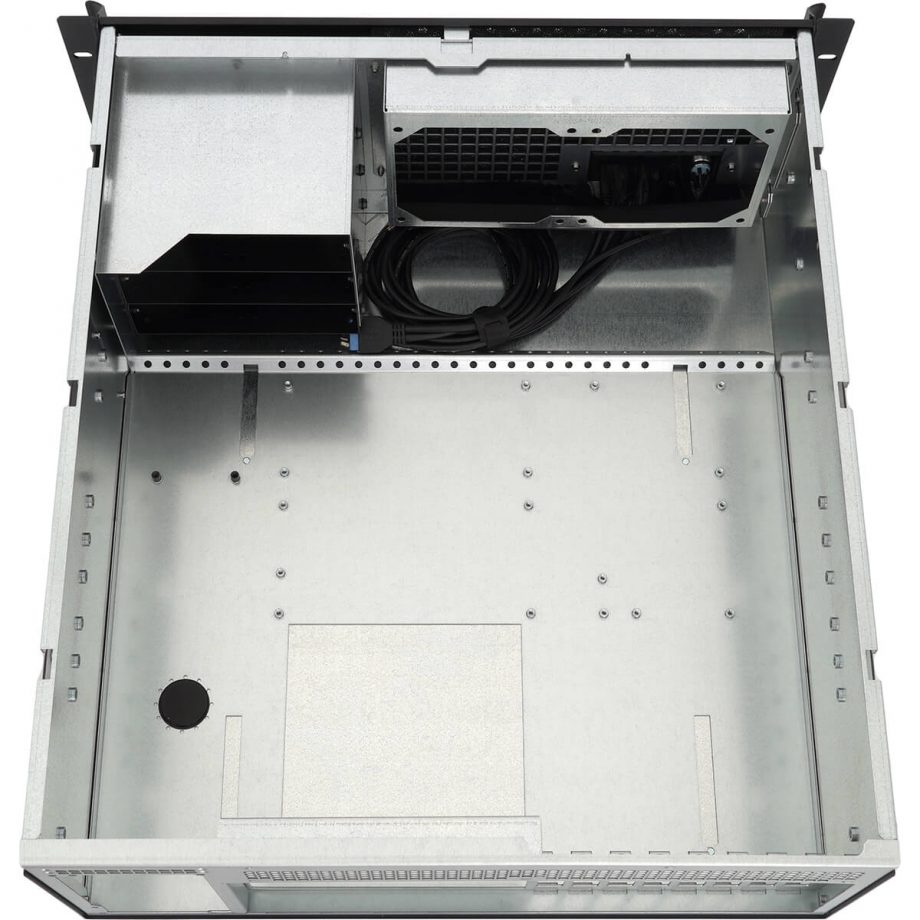 Sliger CX4200f, 4U 20in Rackmount Server Case - eATX and 240mm AIO Support with 5.25" bays