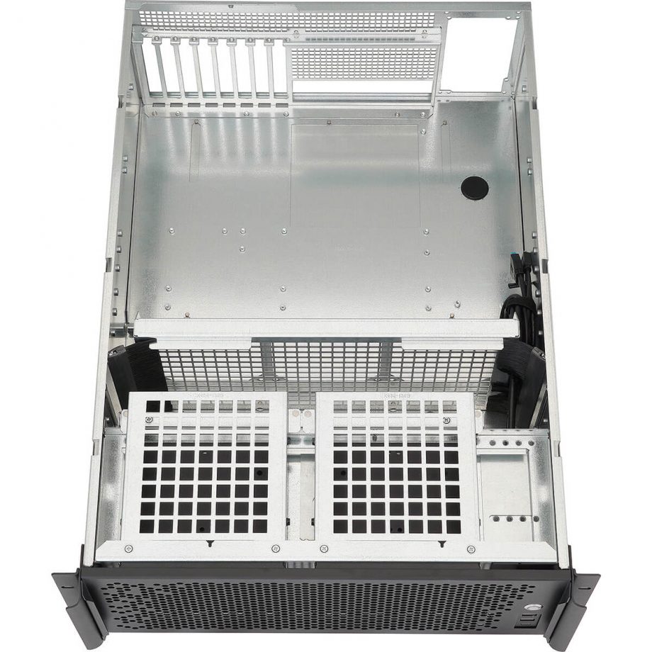 Sliger CX4713, 4U 28in NAS Rackmount Server Case - 3.5"/5.25" Bay and 360mm AIO Support
