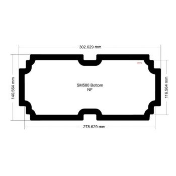 Bottom Filter for Sliger SM580 Mini-ITX Case