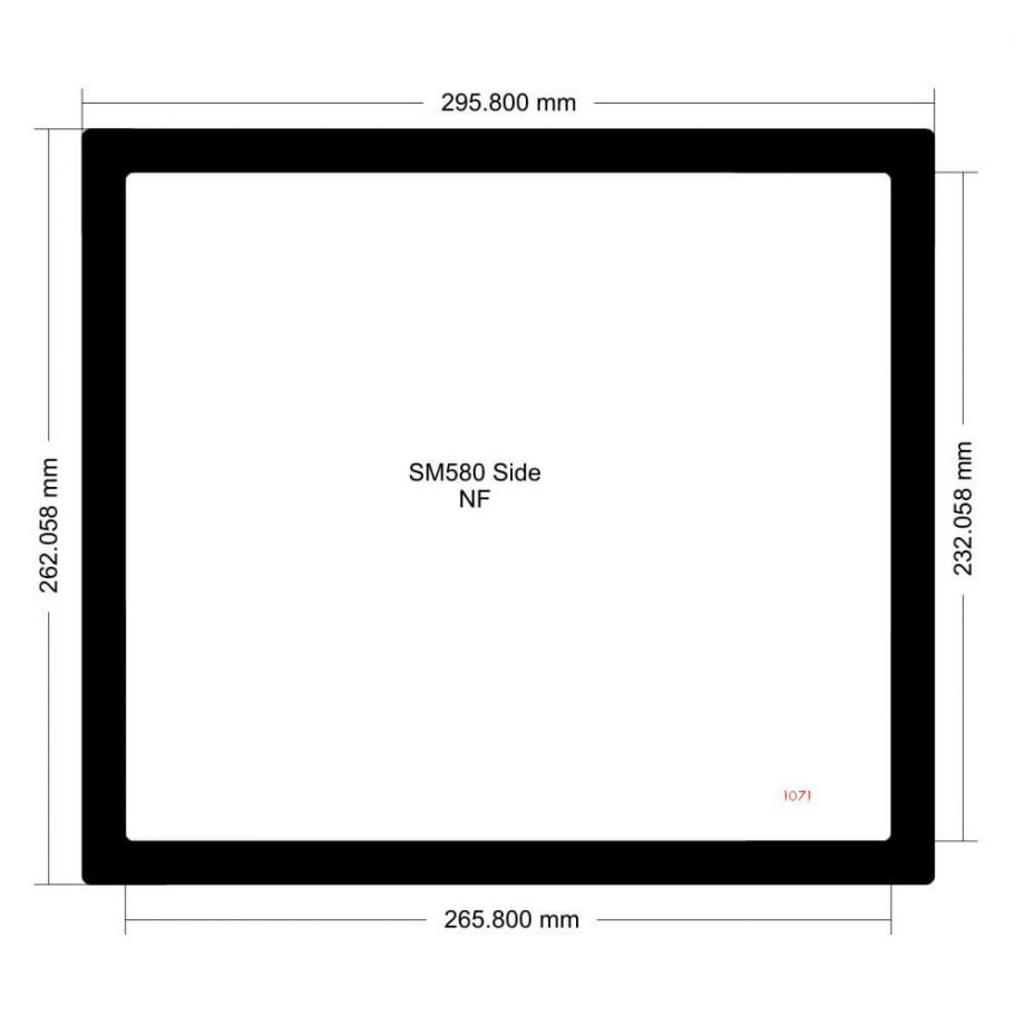Side Filter for Sliger SM580 Mini-ITX Case