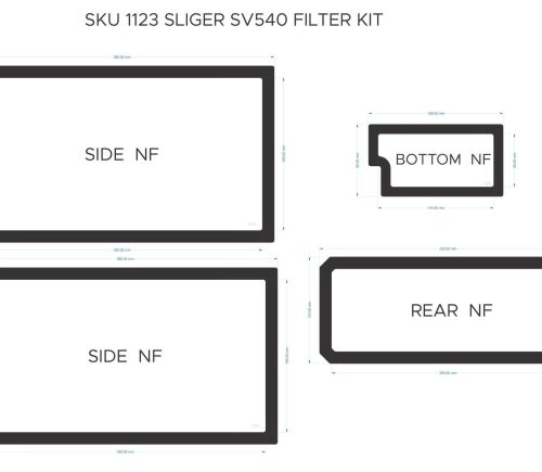 Sliger SV540 Filter Kit
