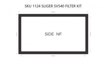 Side Filter for Sliger SV540 Mini-ITX Case
