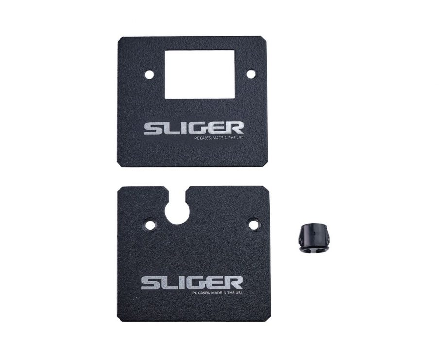 Power Cord Covers Pigtail+Flush Socket Mount - Cases with 2x PCI slots (SM550/CL520)