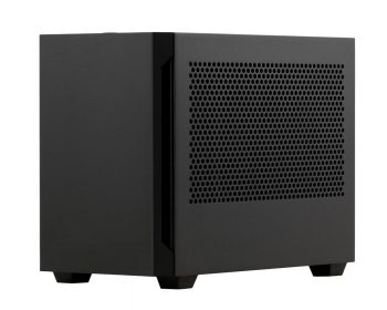 Sliger S620 Mini-ITX PC Case BLACK color, Black Top, Vented Panels, USB A + USB C