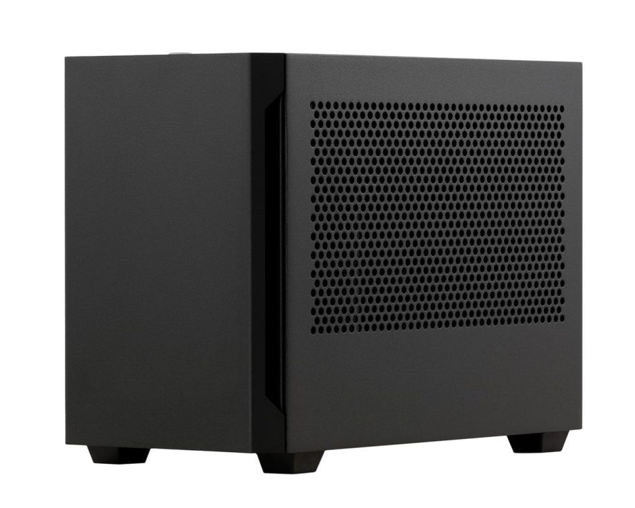 Sliger S620 Mini-ITX PC Case BLACK color, Black Top, Vented Panels, USB A + USB C