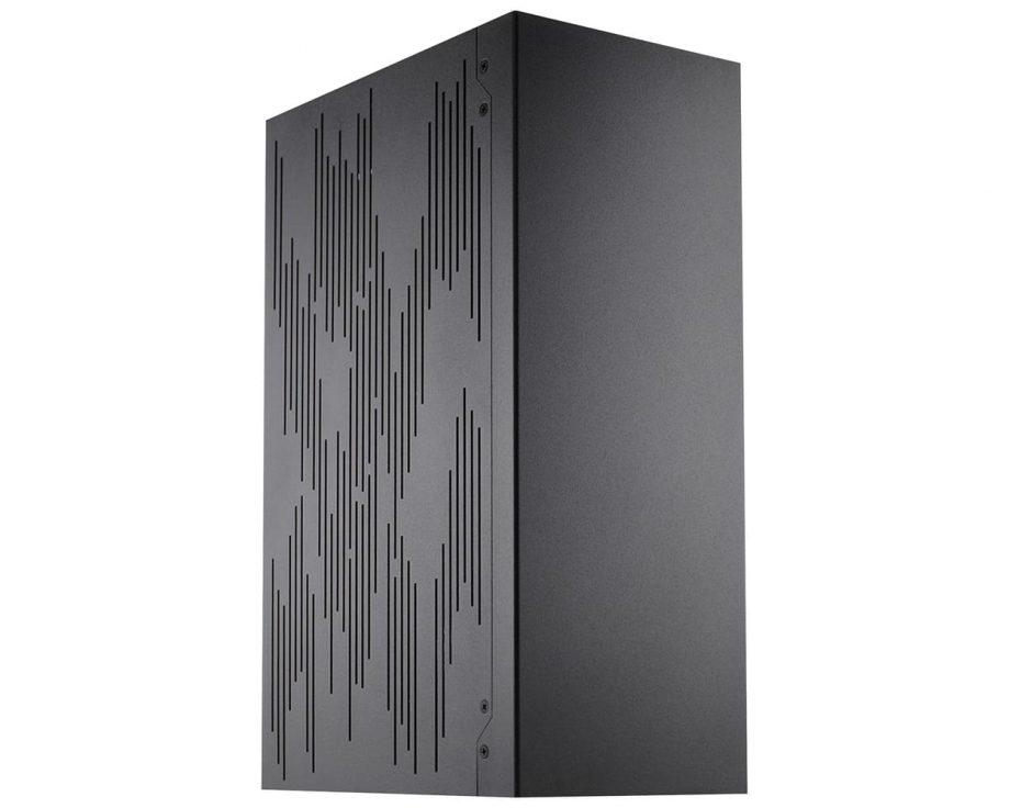 Sliger SV540 Mini-ITX Vertical PC Case GREY color, Vertical Slots Vented Panels, PCIe 3.0