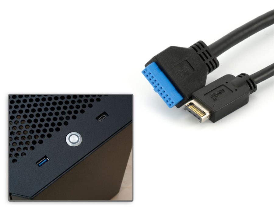 USB-C + USB-A S620 FPIO Cable