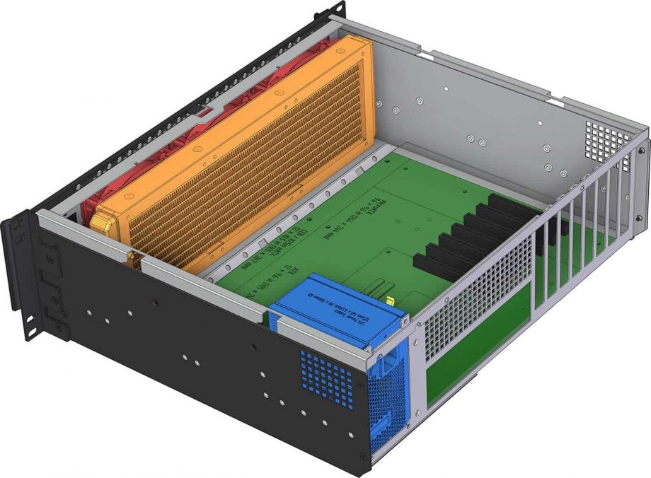 Sliger CX3150a, 3U 15in Rackmount Server Case - 360mm AIO Support