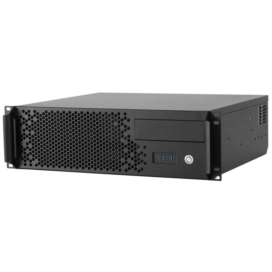 Sliger CX3150i, 3U 15in Rackmount Server Case - 5.25" Bay and 240mm AIO Support